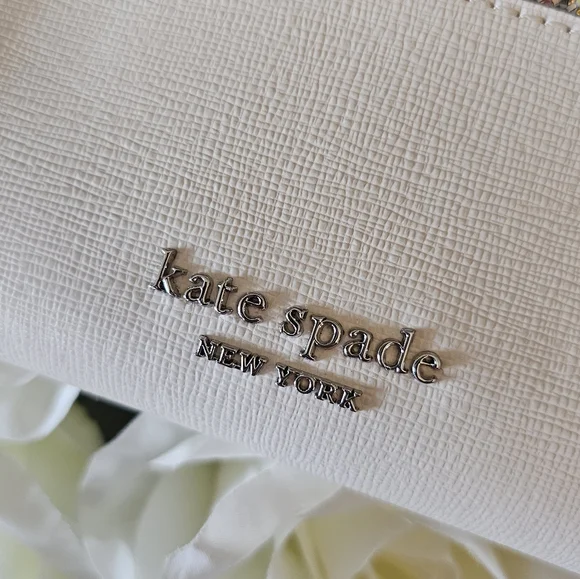 Kate Spade New York Small Crystal-Trim Bifold Wallet - Picture 8 of 8